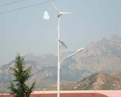 Solar and Wind Hybrid Street Light